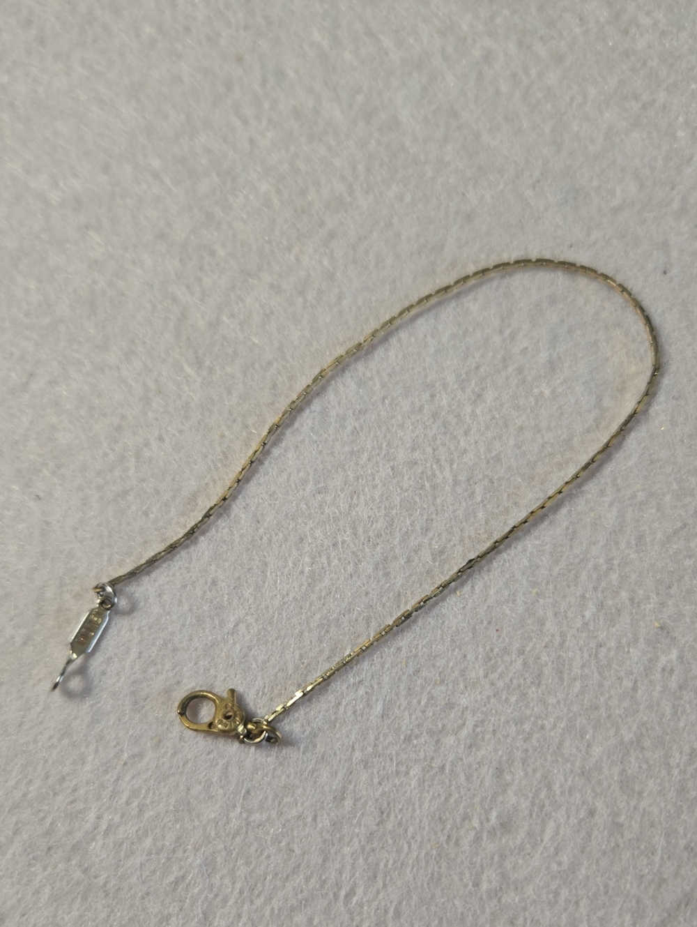 Dainty Classic Monet Yellow Gold Tone  Bracelet - 6.50"